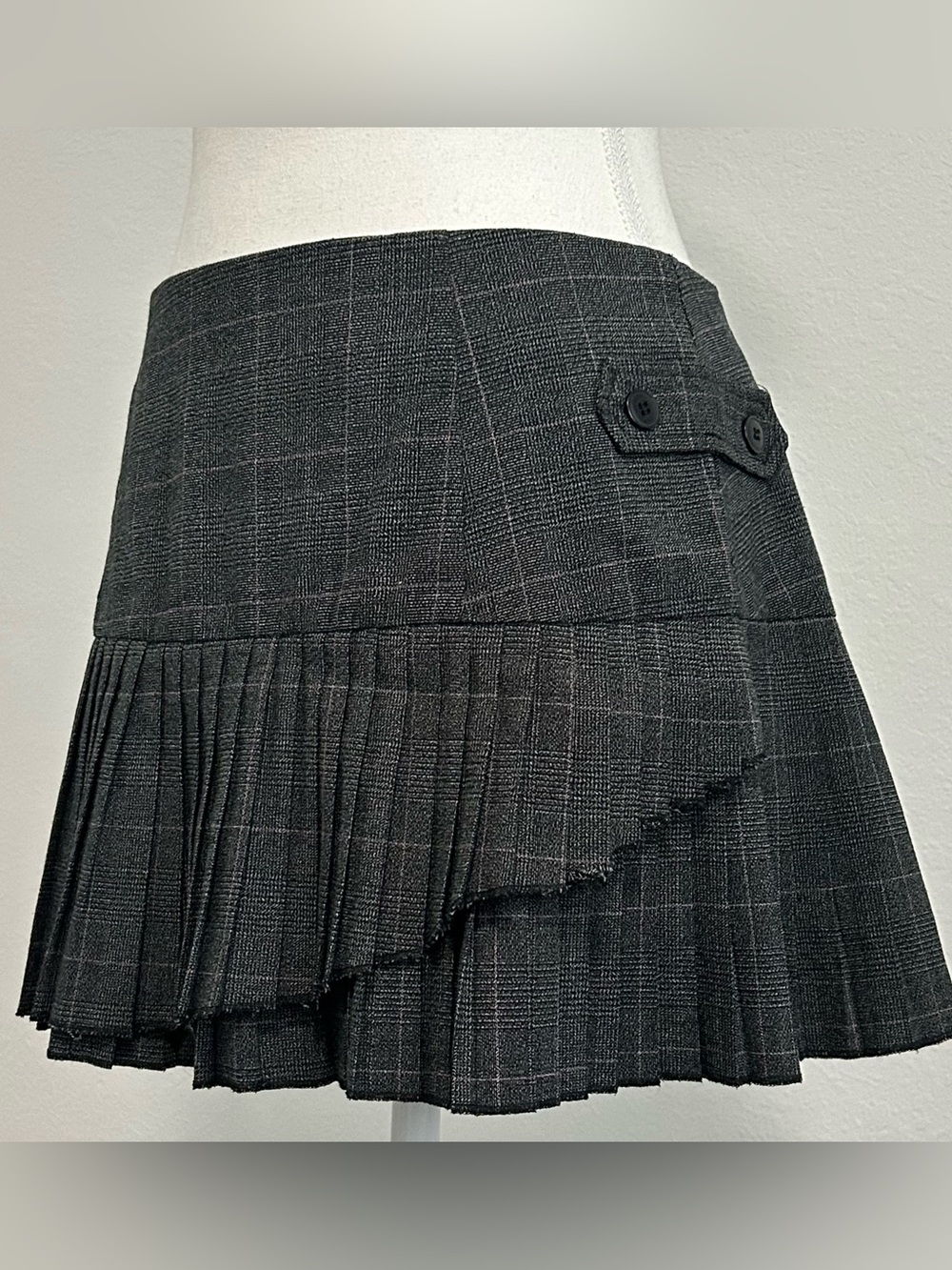 vintage charlotte ruse y2k pleated mini skirt